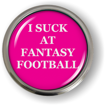 Fantasy Football 3D Domed Emblem
